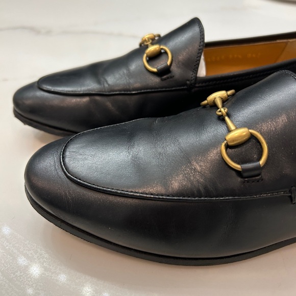 Gucci Jordaan Black Loafer size 37.5 - Picture 3 of 10
